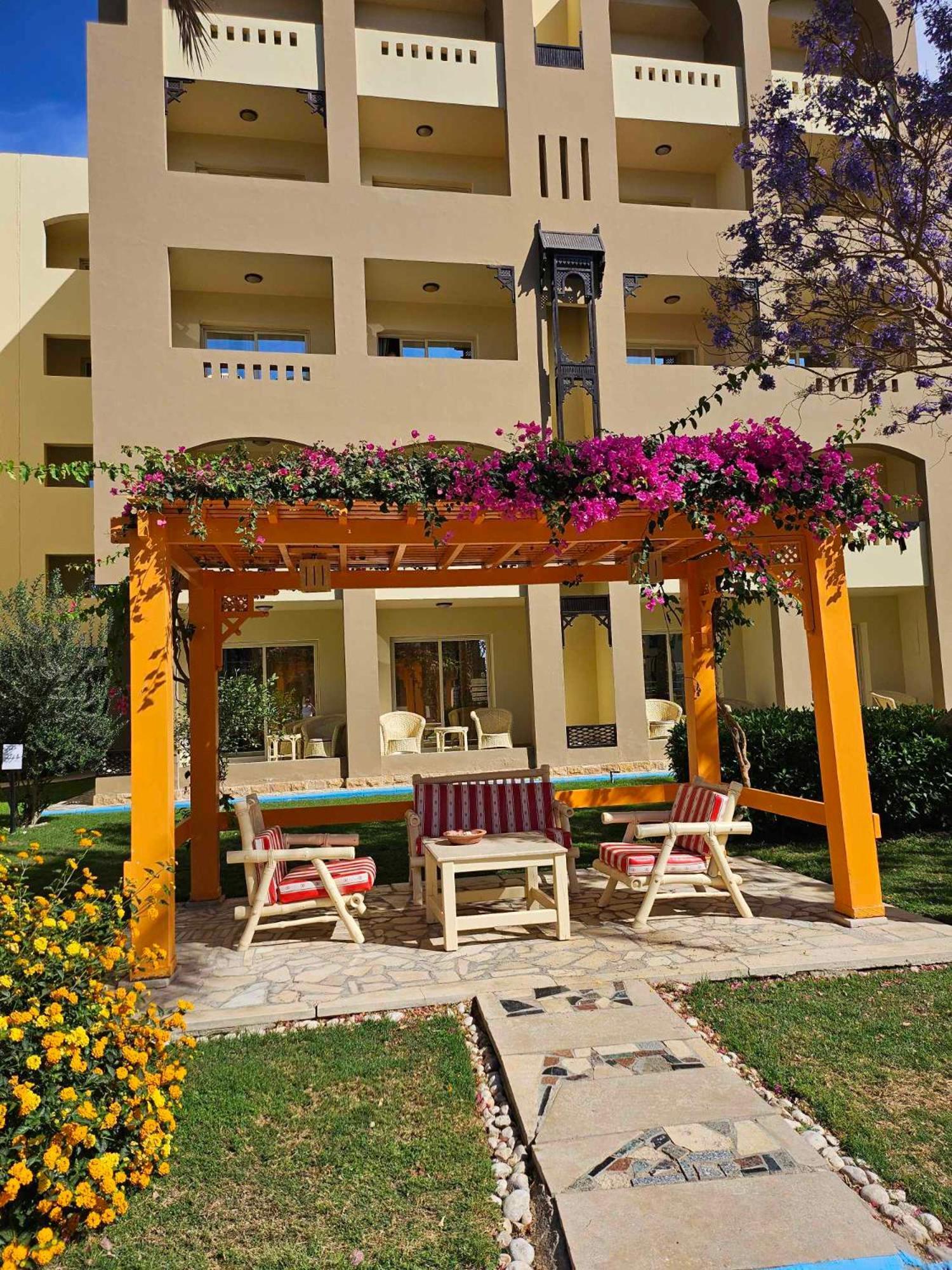 Comfortable Studio In Hotel Karma With Private Beach And Pools Family Only Or Female Hurghada Exteriör bild